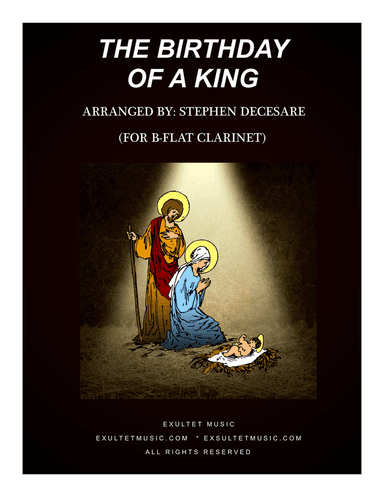 The Birthday Of A King (for Bb-Clarinet solo and Piano)