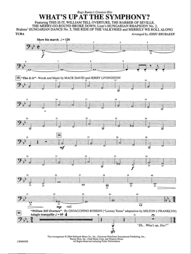 What's Up at the Symphony? Bugs Bunny's Greatest Hits (Medley): Tuba