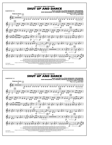 Shut Up and Dance (Arr. Matt Conaway) - Baritone T.C.