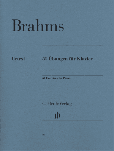 Brahms - 51 Exercises For Piano Urtext