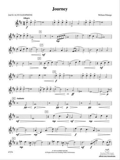 Journey: 2nd E-flat Alto Saxophone