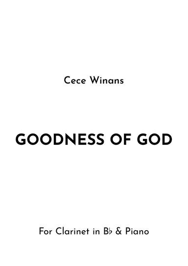 Goodness Of God