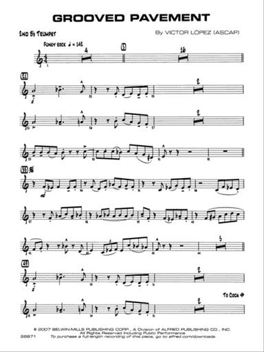 Grooved Pavement: 2nd B-flat Trumpet