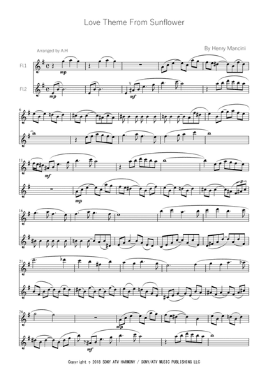 Love Theme From Sunflower