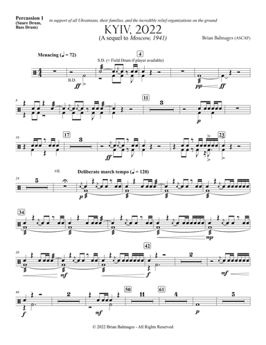 Kyiv, 2022: 1st Percussion