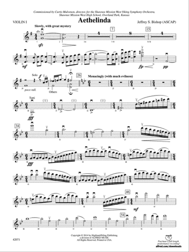 Aethelinda: 1st Violin