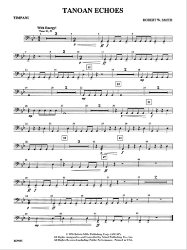 Tanoan Echoes: Timpani