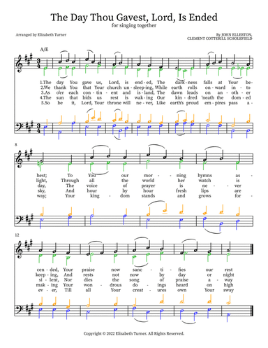 The Day Thou Gavest, Lord, Is Ended