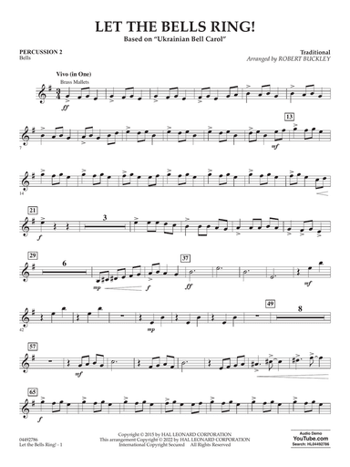Let The Bells Ring! - Percussion 2