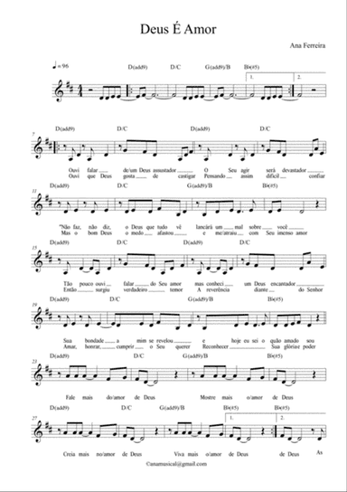 Fale Mais Do Amor De Deus