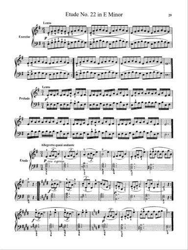 Bertini: Forty-nine Etudes, Op. 101 & 166