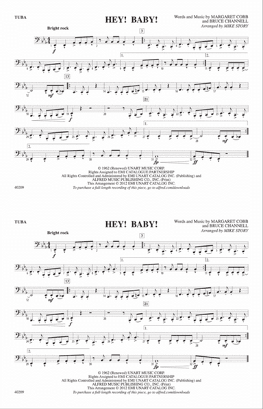 Hey! Baby! (from Dirty Dancing): Tuba