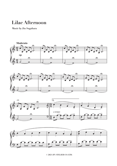 Lilac Afternoon - Peaceful Piano Solo
