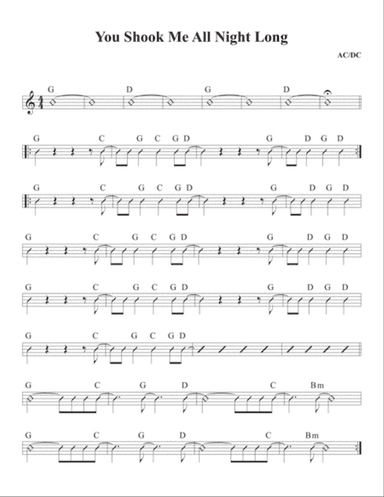 You Shook Me All Night Long