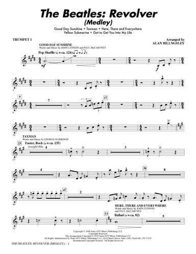 The Beatles: Revolver (Medley) (arr. Alan Billingsley) - Trumpet 1