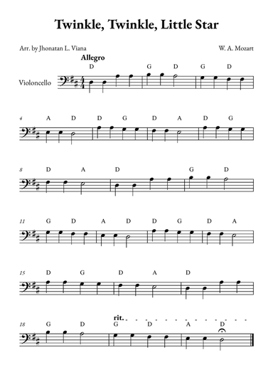 Twinkle, Twinkle, Little Star