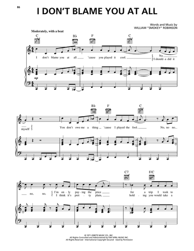 I Don't Blame You At All