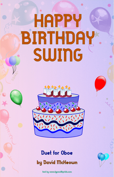 Happy Birthday Swing, for Oboe Duet