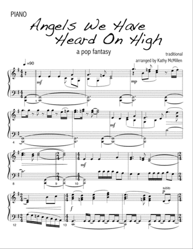 Angels We have Heard On High - a pop fantasy