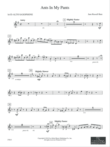 Ants in My Pants: E-flat Alto Saxophone