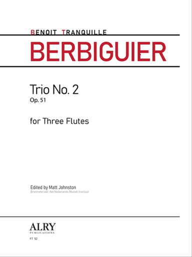 Trio No. 2, Op. 51 for Three Flutes