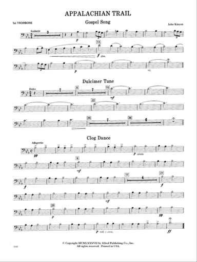 Appalachian Trail: 1st Trombone
