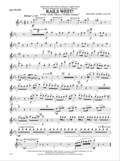 Rails West! (A Tale of the Odessa Puddle Jumper): 2nd Flute