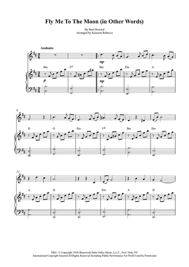 Fly Me To The Moon (in Other Words)