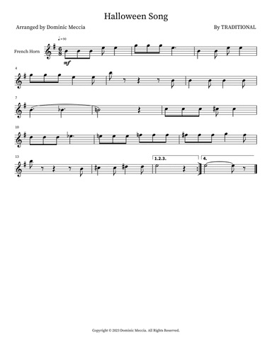 Halloween Song