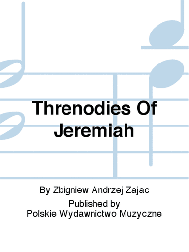 Threnodies Of Jeremiah