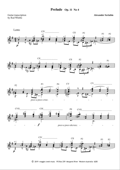 Prelude Op.11 No 4