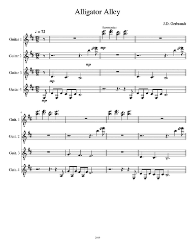 Alligator Alley - Main Score
