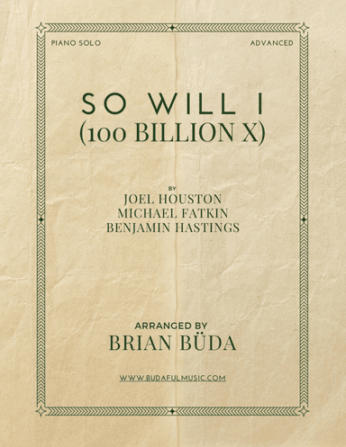 So Will I (100 Billion X)