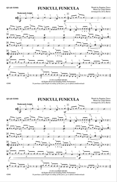 Funiculi, Funicula: Quad-Toms