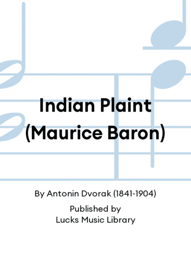Indian Plaint (Maurice Baron)