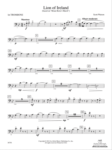 Lion of Ireland: 1st Trombone