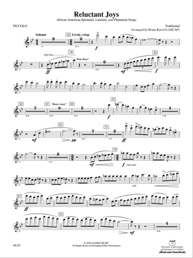 Reluctant Joys: Piccolo