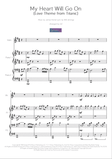 My Heart Will Go On (Love Theme from Titanic)