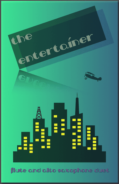 The Entertainer by Scott Joplin, Flute and Alto Saxophone Duet