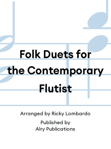 Folk Duets for the Contemporary Flutist