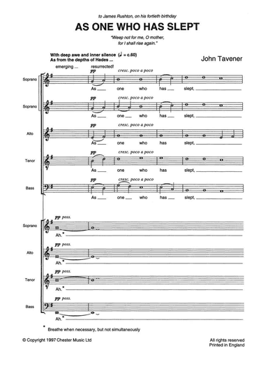 As One Who Has Slept