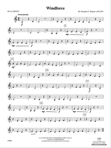 Windforce: 1st B-flat Clarinet