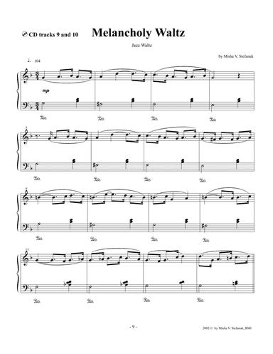 Melancholy Waltz, easy jazz