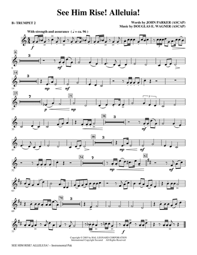 See Him Rise! Alleluia! - Bb Trumpet 2