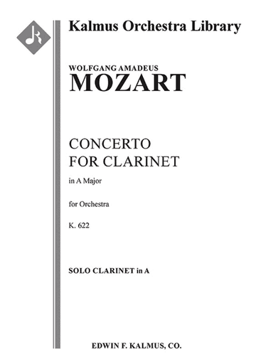Concerto for Clarinet in A, K. 622
