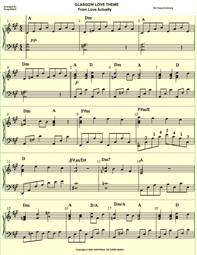 Glasgow Love Theme