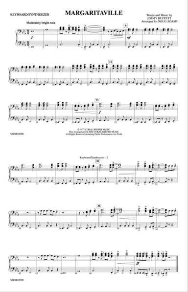 Margaritaville: Keyboard/Synthesizer