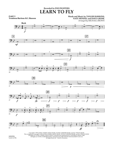 Learn to Fly - Pt.5 - Trombone/Bar. B.C./Bsn.