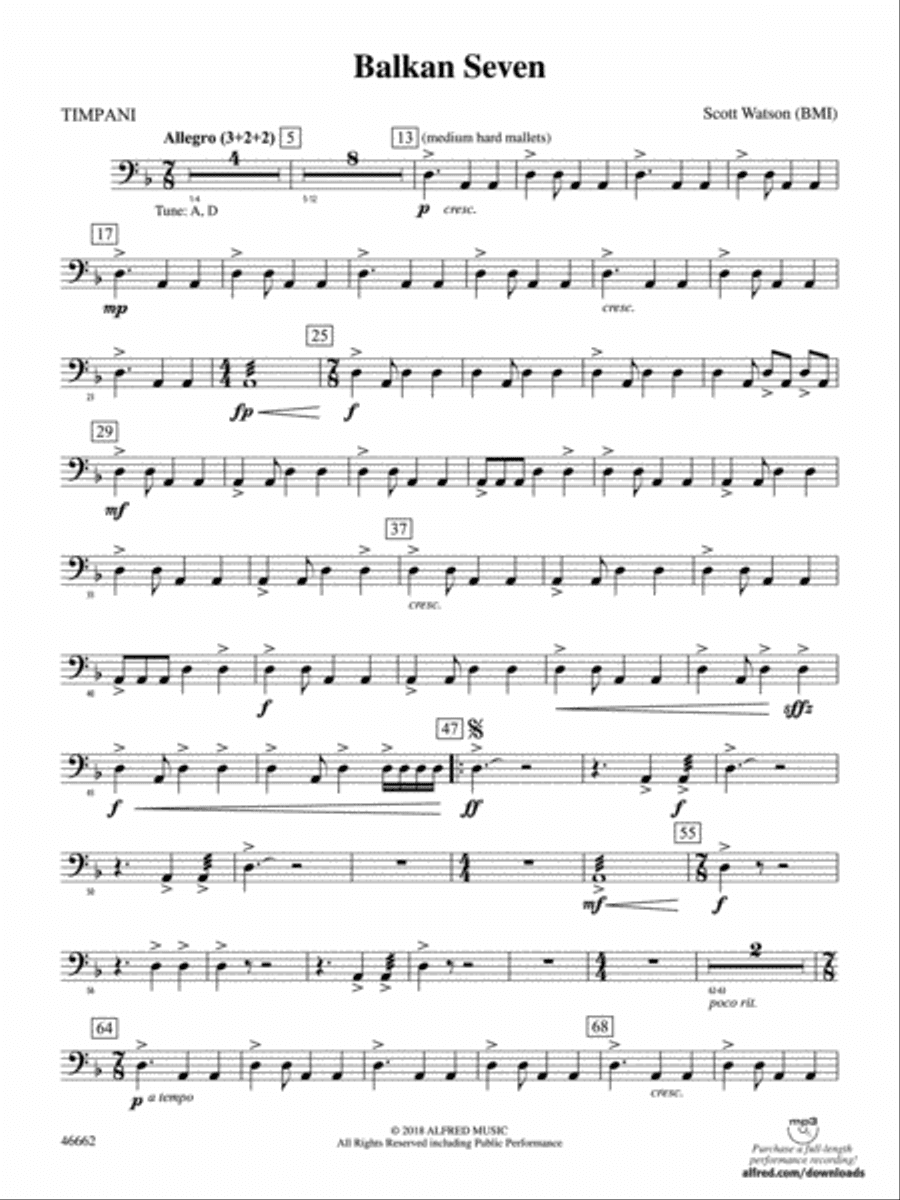 Balkan Seven: Timpani