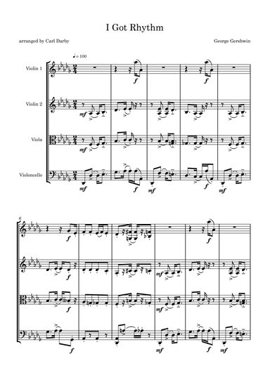 I Got Rhythm